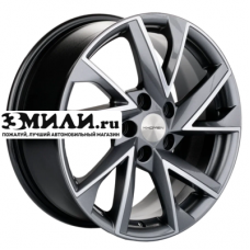 Диск 7x17 5x108 ET40 D60.1 Khomen Wheels KHW1714 (Chery Tiggo/Tiggo 7 Pro) Gray-FP