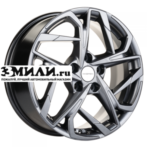 Диск 7x17 5x110 ET46 D63.3 Khomen Wheels KHW1716 (Changan CS35/CS35 Pro) Gray