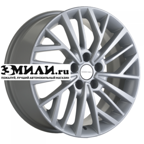 Диск 7x17 5x108 ET45 D60.1 Khomen Wheels KHW1717 (Chery Tiggo 3/Tiggo 3 Pro) F-Silver