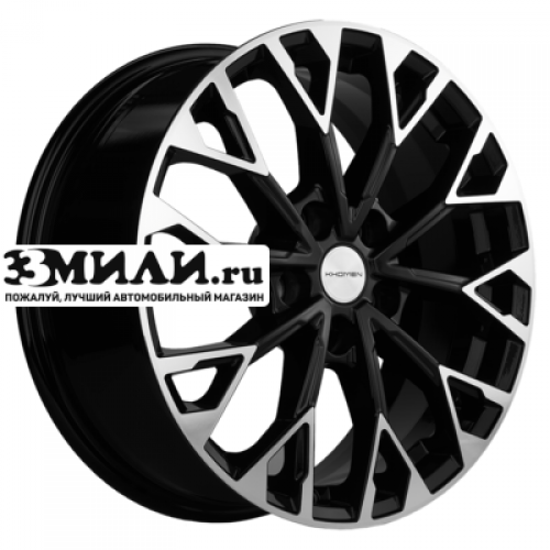 Диск 7x17 5x108 ET49 D59.5 Khomen Wheels KHW1718 (GAC GS4) Black-FP