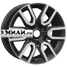 Диск 8x17 6x139.7 ET30 D106.1 Khomen Wheels KHW1723 (JAC T6 Pickup) Black-FP