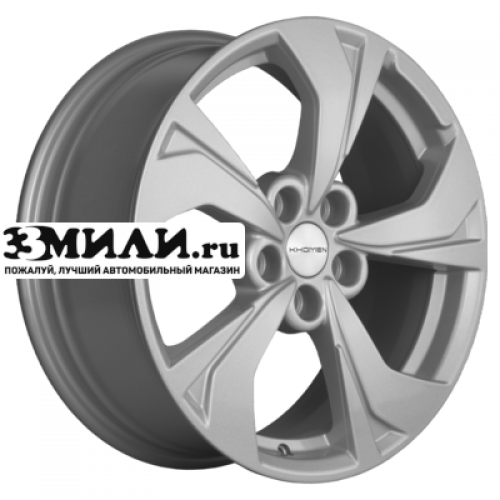 Диск 7x17 5x114.3 ET45 D60.1 Khomen Wheels KHW1724 (Geely Atlas) F-Silver