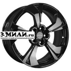 Диск 7x17 5x108 ET40 D54.1 Khomen Wheels KHW1724 (Jac/Москвич 3) Black