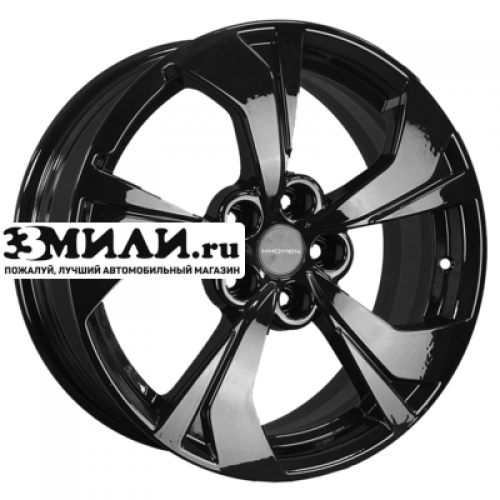 Диск 7x17 5x108 ET40 D54.1 Khomen Wheels KHW1724 (Jac/Москвич 3) Black