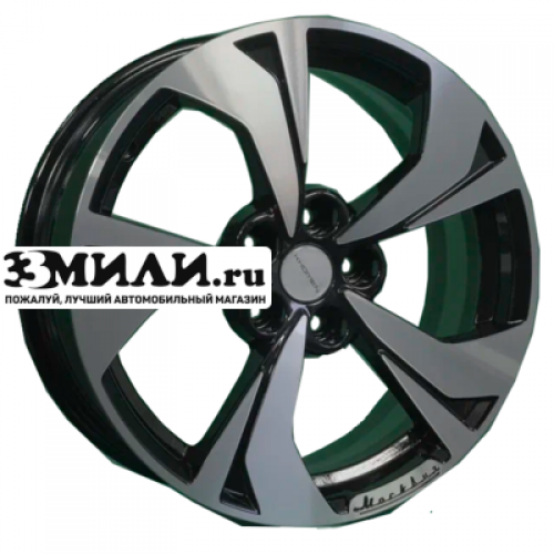 Диск 7x17 5x108 ET40 D54.1 Khomen Wheels KHW1724 (Jac/Москвич 3) Black-FP