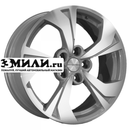 Диск 7x17 5x114.3 ET40 D66.1 Khomen Wheels KHW1724 (Qashqai) F-Silver-FP