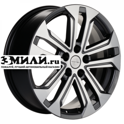 Диск 7x18 5x112 ET43 D57.1 Khomen Wheels KHW1803 (Kodiaq/Tiguan) Gray-FP