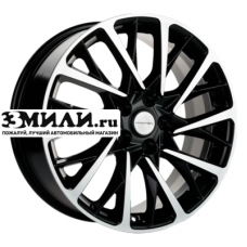 Диск 7.5x18 5x108 ET45 D65.1 Khomen Wheels KHW1804 (DFM AX7/580/Evolute i-Pro) Black-FP