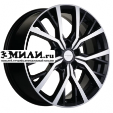 Диск 7x18 5x114.3 ET37 D66.5 Khomen Wheels KHW1806 (Dargo/Jolion) Black-FP
