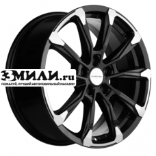 Диск 7.5x18 5x114.3 ET50 D67.1 Khomen Wheels KHW1808 (K5/Santafe) Black-FP