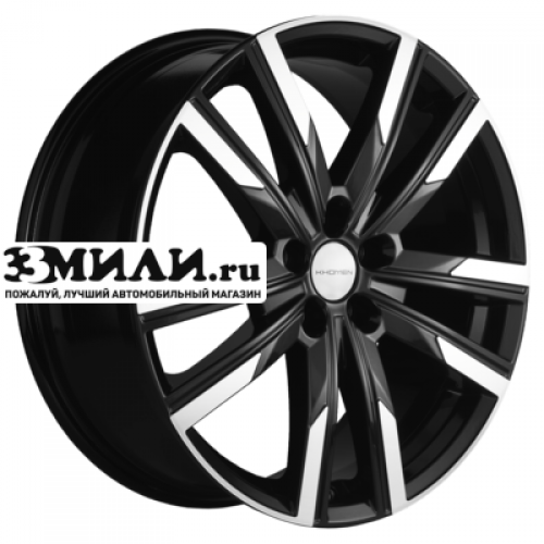 Диск 7.5x19 5x114.3 ET45 D67.1 Khomen Wheels KHW1905 (CX-5/CX8) Black-FP