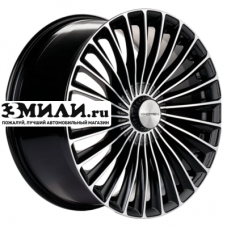 Диск 8.5x20 5x112 ET43 D66.6 Khomen Wheels KHW2008 (Mercedes Front) Black-FP
