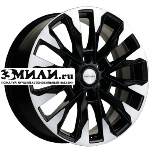 Диск 8x20 6x139.7 ET45 D95.1 Khomen Wheels KHW2010 (LC 300 Tuning) Black-FP