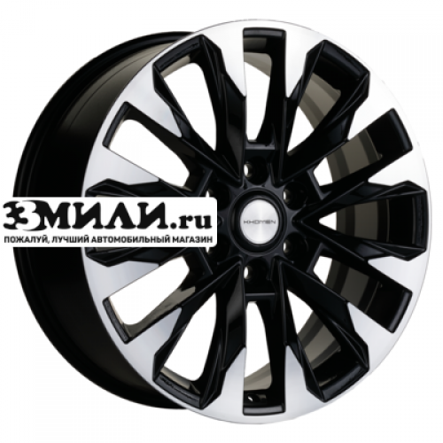 Диск 8x20 6x139.7 ET25 D106.1 Khomen Wheels KHW2010 (LC Prado) Black-FP