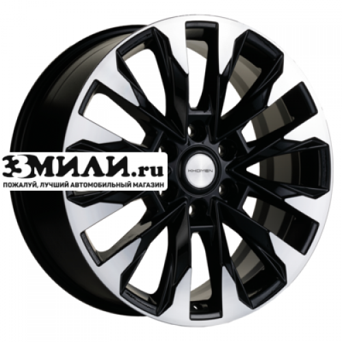 Диск 8x20 6x114.3 ET45 D66.1 Khomen Wheels KHW2010 (Navara) Black-FP