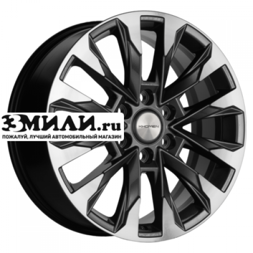 Диск 8x20 6x139.7 ET38 D67.1 Khomen Wheels KHW2010 (Pajero IV) Gray-FP
