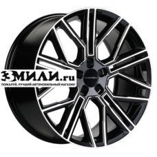 Диск 9.5x21 5x112 ET36 D66.6 Khomen Wheels KHW2101 (E-tron) Black-FP