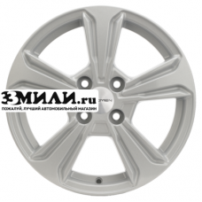 Диск 6x15 4x100 ET48 D54.1 Khomen Wheels KHW1502 (Rio/Solaris) F-Silver