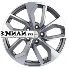 Диск 7x17 5x112 ET46 D66.6 Khomen Wheels KHW1703 (A4) Gray-FP