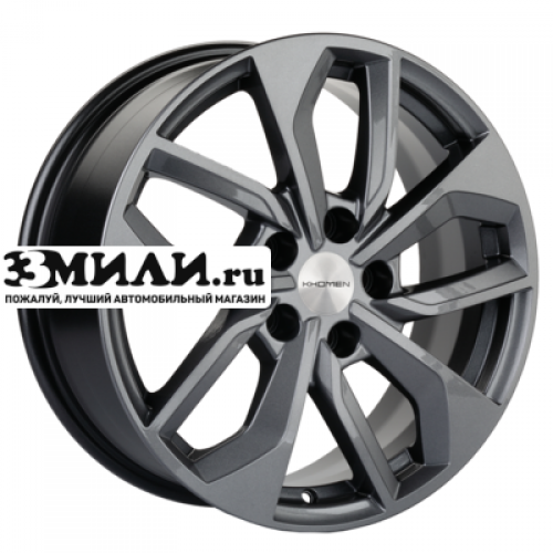 Диск 7x17 5x114.3 ET39 D60.1 Khomen Wheels KHW1703 (RAV4) Gray