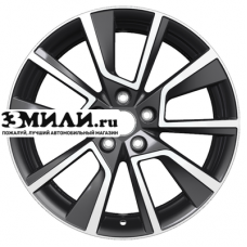 Диск 7x18 5x114.3 ET35 D66.1 Khomen Wheels KHW1802 (Koleos) Black-FP