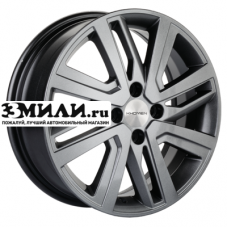 Диск 6x16 4x100 ET48 D54.1 Khomen Wheels KHW1609 (Rio I/Solaris I) G-Silver