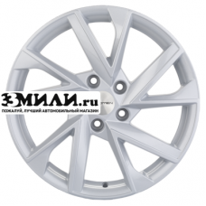 Диск 7x17 5x112 ET49 D66.6 Khomen Wheels KHW1714 (Audi A4) F-Silver