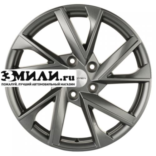 Диск 7x17 5x114.3 ET50 D67.1 Khomen Wheels KHW1714 (CX-5/Seltos/Optima) Gray