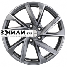 Диск 7x17 5x114.3 ET45 D67.1 Khomen Wheels KHW1714 (CX-5/i40/X-Trail) Gray-FP