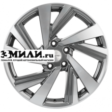 Диск 7.5x18 5x114.3 ET50 D67.1 Khomen Wheels KHW1801 (Optima/Seltos) Gray-FP