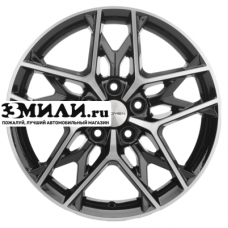 Диск 7x17 5x112 ET49 D57.1 Khomen Wheels KHW1709 (Octavia) Black-FP