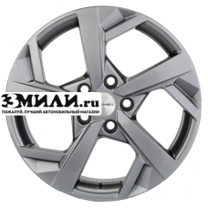 Диск 7x17 5x112 ET46 D66.6 Khomen Wheels KHW1712 (A4) G-Silver