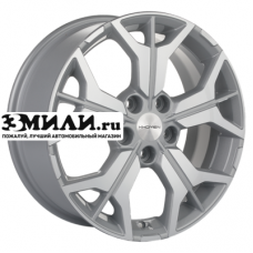 Диск 7x17 5x112 ET54 D57.1 Khomen Wheels KHW1715 (Jetta) F-Silver-FP