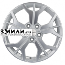Диск 7x17 5x114.3 ET39 D60.1 Khomen Wheels KHW1715 (RAV4) F-Silver-FP