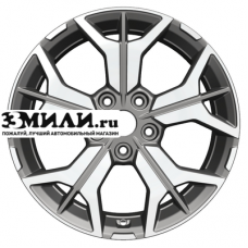 Диск 7x17 5x112 ET40 D57.1 Khomen Wheels KHW1715 (Kodiaq/Tiguan) Gray-FP