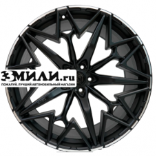 Диск 10x22 5x112 ET30 D66.6 Khomen Wheels ZEUS 2202 (X5/X6/X7/Cullinan) Black matt MR