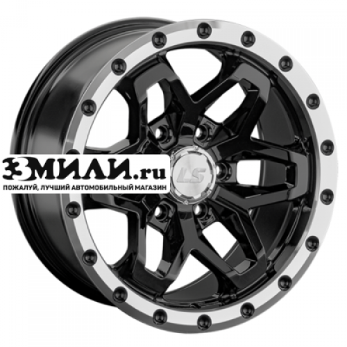 Диск 9x17 6x139.7 ET15 D106.1 LS 1350 BKL