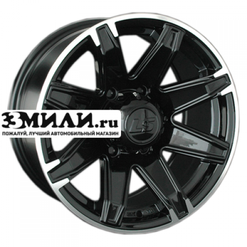 Диск 8x17 6x139.7 ET10 D107.1 LS 763 BKL