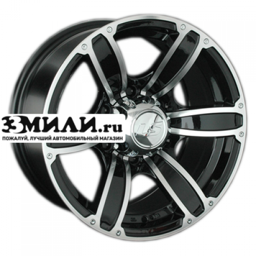 Диск 8x17 6x139.7 ET10 D107.1 LS 766 BKF