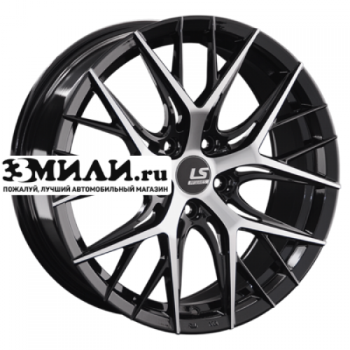 Диск 8x18 5x112 ET38 D66.6 LS FlowForming RC57 BKF