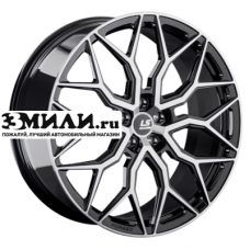 Диск 9.5x22 5x114.3 ET47 D67.1 LS Forged LS FG13 BKF