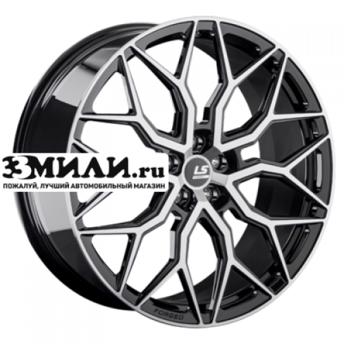 Диск 9.5x22 5x114.3 ET47 D67.1 LS Forged LS FG13 BKF