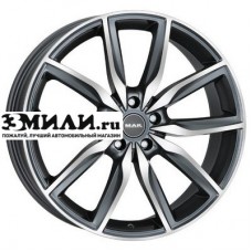 Диск 9.5x19 5x112 ET39 D66.6 MAK Allianz Gunmetal Mirror Face