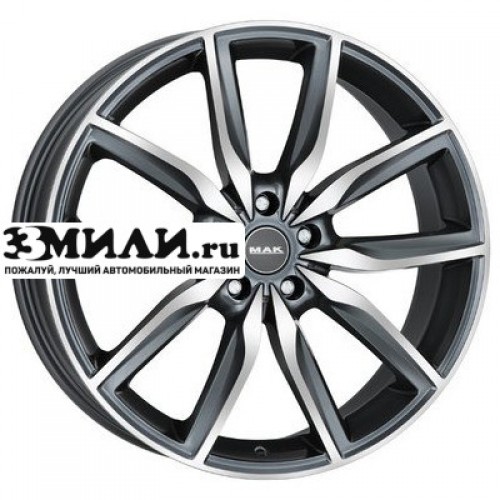Диск 9.5x19 5x112 ET39 D66.6 MAK Allianz Gunmetal Mirror Face