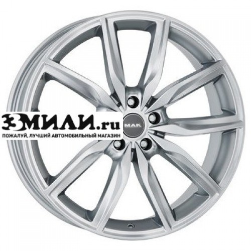 Диск 9.5x19 5x112 ET39 D66.6 MAK Allianz Silver