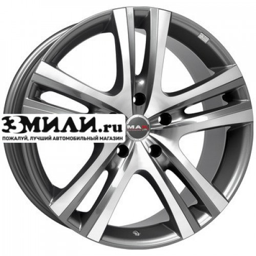 Диск 8x18 5x114.3 ET40 D60.1 MAK Aria Gunmetal Mirror Face