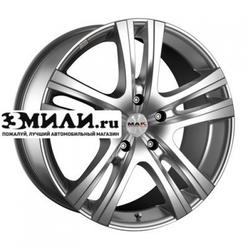 Диск 9.5x20 5x112 ET35 D76 MAK Aria Silver