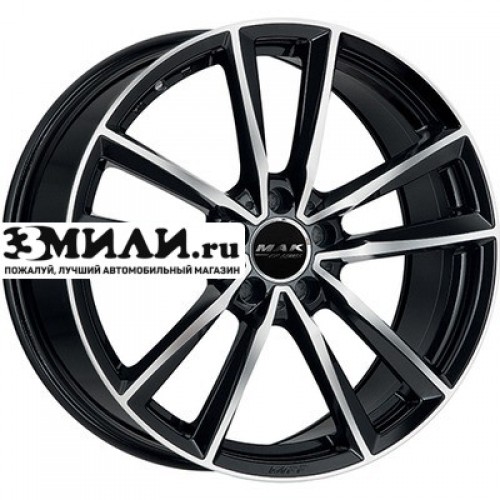 Диск 7.5x18 5x112 ET47 D66.6 MAK Bremen Black mirror