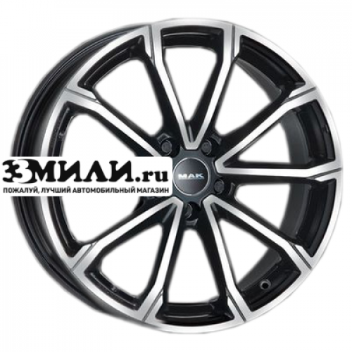 Диск 8x18 5x112 ET40 D66.45 MAK DaVinci Black mirror