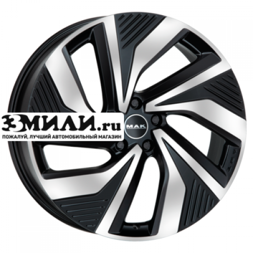 Диск 9x20 5x112 ET42 D57.1 MAK Electra Black mirror